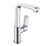Hansgrohe Metris New - Umyvadlová baterie s otočným výtokem a výpustí chrom (31087000)