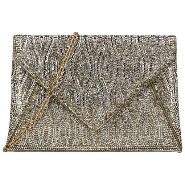 Luxusní dámské psaníčko Michelle Moon Elizara, zlaté