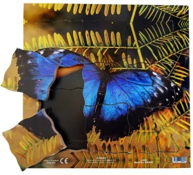 Just Jigsaws 601 Motýl a jeho životní cyklus - dřevěné vrstvené puzzle
