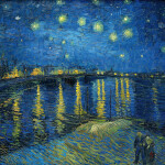 Nástěnný kalendář poznámkový 2027 Notique Vincent van Gogh, 30 x 30 cm