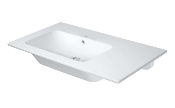 DURAVIT - ME by Starck Asymetrické umyvadlo 83x49 cm, s WonderGliss, bílá 23458300601