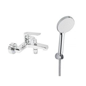 Vanová baterie SAT Feel s vanovým setem 150 mm chrom SATBSFEEL222SET1 SATBSFEEL222SET1
