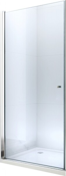 MEXEN - Pretoria sprchové dveře křídlové 65, transparent, chrom se stěnovým profilem 852-065-000-01-00