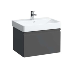 Laufen - Pro S Umyvadlová skříňka, 62x45x39 cm, 1 zásuvka, grafit mat H4834220964801