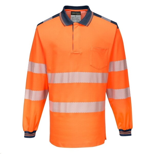 Polokošile PW3 Hi-Vis oranžovo-modrá Portwest 5XL oranžovo-modrá
