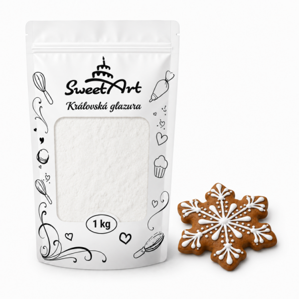 Dortisimo Královská glazura cukrová poleva SweetArt (1 kg)