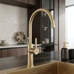 REA - Kuchyňská baterie Rivo Brush Gold REA-B9342