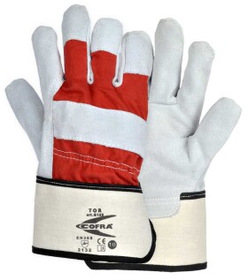 Rukavice Cofra Tor * Barva: Bílá;Červená, Velikost rukavic: 9 G125_DD00_Z09