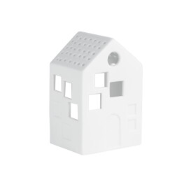 Räder Porcelánový svícen domeček Beacon, bílá barva, porcelán