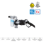 Výdejní automat PIUSI DRUM EX50 230V Man ATEX