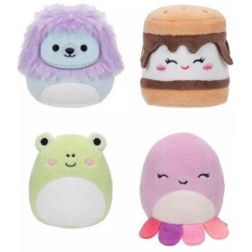 Squishmallows Micromallows 4-Pack Žába, Chobotnice, Lev, S´more 6 cm