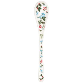 GREEN GATE Porcelánová lžička Carty White, multi barva, porcelán