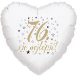 76. narozeniny balónek srdce Balonky.cz 76. narozeniny balónek srdce Balonky.cz