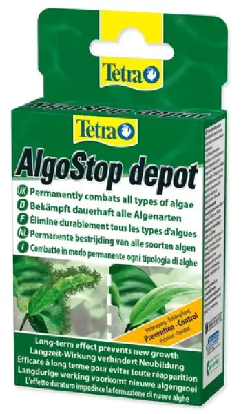 Tetra Algo Stop Depot / Tableta proti řasám do akvária / 12 tbl (A1-793552)