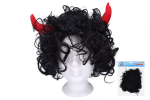 Wiky Paruka s rohy čertík