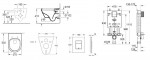 GROHE - Uniset Sada pro závěsné WC + klozet a sedátko Villeroy & Boch 38643SET-KB