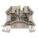 Weidmüller 1855620000-100 zkušební oddělovací řadová svorka šroubovací Tmavě béžová 100 ks