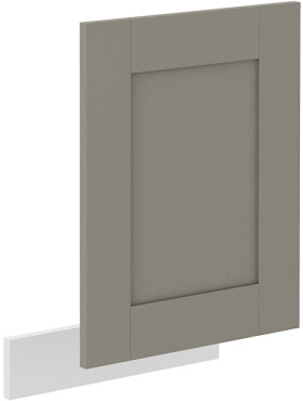 Dvířka na vestavnou myčku nádobí Luna ZM 570x446 Barva korpusu: Bílá, Barva dvířek: Clay Grey