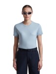 Dámské merino triko krátký rukáv ICEBREAKER Wmns Merino 125 Cool-Lite Sphere III SS Tee, Zinc Blue velikost: L