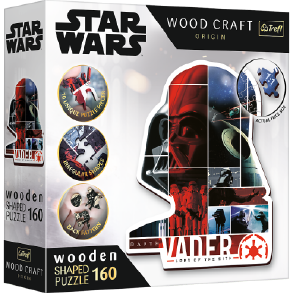 Puzzle Wood Craft Origin Star Wars: Darth Vader 160 dílků - Trefl