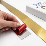 REA - Samolepicí dekorativní lišta P14454CA 3,8cm Brush Gold HOM-09986