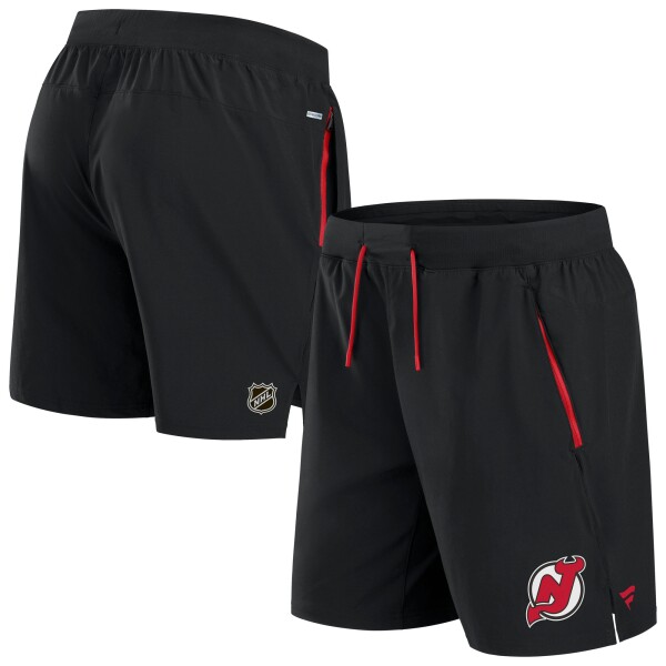 Fanatics Pánské kraťasy New Jersey Devils NHL 2024 25 Authentic Pro Locker Room Shorts Velikost: 3XL