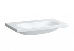 Laufen - Lua Umyvadlo 80x46 cm, bez přepadu, bez otvoru pro baterii, LCC, bílá H8160874001421
