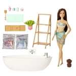 Barbie a koupel s mýdlovými konfetami Brunetka