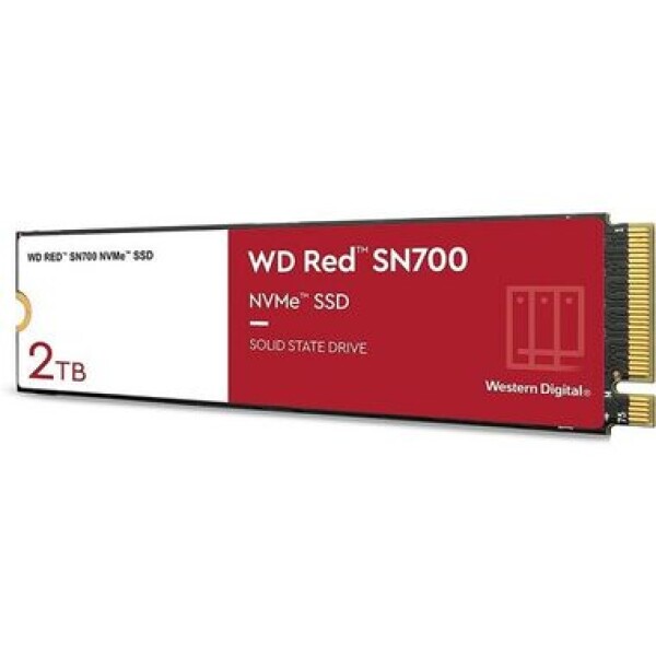 WD Red SN700 2TB / M.2 2280 / NVMe PCIe 3.0 x4 / RW: 3400 2900 MBps / MTTF: 1.75 / 5y (WDS200T1R0C)