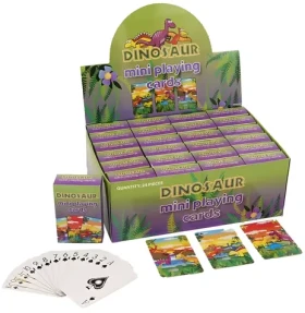 Mini hrací karty Dinosauři