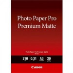 Canon fotopapír PM-101 Premium Matte / A3 / 210g / 20 listů / matný (8657B006)