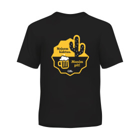 Pánské tričko - Nejsem kaktus, musím pít, vel. XXL - Albi