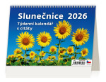Stolní kalendář 2026 Helma - Plánovací - Slunečnice