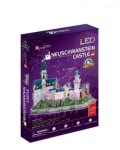 Puzzle 3D Zámek Neuschwanstein led/128 dílků