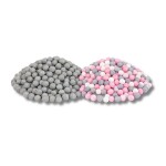 Cukrové perly SweetArt stříbrné matné a Kitty mix 5 mm (120 g)