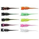 DAM Gumová Nástraha Effzett Garlic Trout 6cm 10ks - UV Pink/Black,DAM Gumová Nástraha Effzett Garlic Trout 6cm 10ks - UV Pink/Black