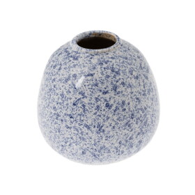 Storefactory Porcelánová váza ÅVIK Blue, modrá barva, porcelán