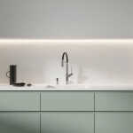 OMNIRES - MODERN PROJECT dávkovač tekutého mýdla na desku, chrom lesk MP60723CR