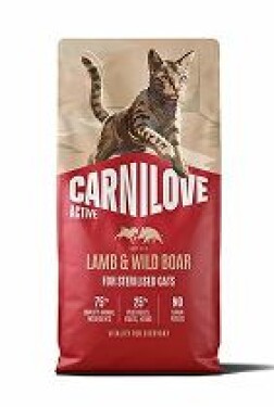 Carnilove Cat Active Dry Lamb& Wild Steril.Ad.AB 6kg