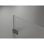MEXEN/S - Lunar-B sprchové dveře křídlové pravé 70 cm, transparent, grafit metal 832-070-000-95-00-P