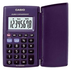 CASIO HL 820 VER modrá / kapesní kalkulačka / osmimístná (HL 820 VER)