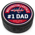 Mustang Puk Washington Capitals NHL #1 Dad Textured Puck