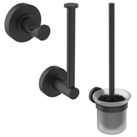 IDEAL STANDARD - IOM Sada doplňků do koupelny, matné sklo/černá A9246XG