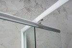 AQUALINE - AMICO sprchové dveře výklopné 1040-1220x1850, čiré sklo G100