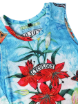 Spodní vrstva CYCOLOGY Tiger Lily, aqua, dámské (Motiv Tiger Lily, velikost M)