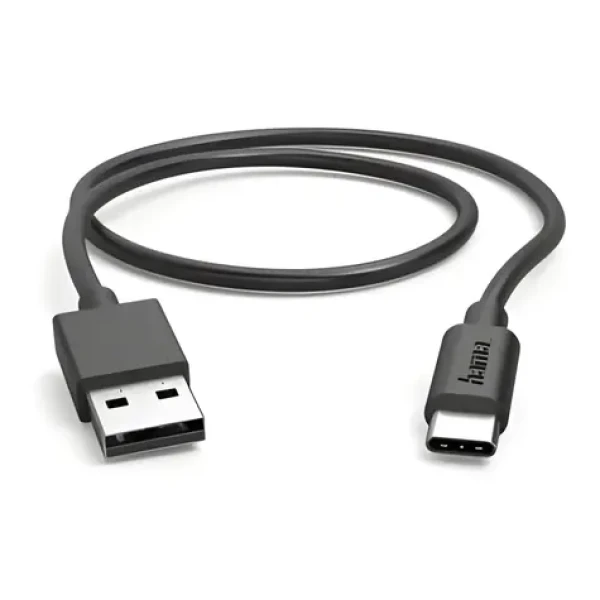Hama černá / Nabíjecí kabel / USB-A - USB-C / 0,5 m / 480 Mbit/s / Rychlé nabíjení