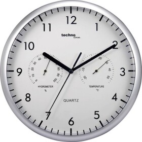 Techno Line WT 650 Quartz nástěnné hodiny 26 cm , stříbrná