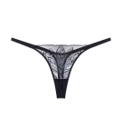 CRAZY STUPID LOVE - Svůdná krajková tanga s vysokým vykrojením Triumph BLACK 36