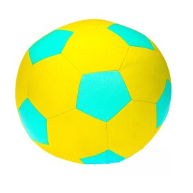 FRONTI Sedací vak - míč 70 cm - žlutá + mentolová