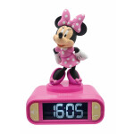 Lexibook 3D svítící bluetooth budík s reproduktorem Minnie - Lexibook
